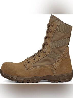 Belleville Tactical Research Minimalist Combat Boot Size 7W suede tan leather